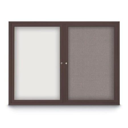United Visual Products Corkboard, 24"x36", Surf/Gold UV402PLUS-GOLD-SURF